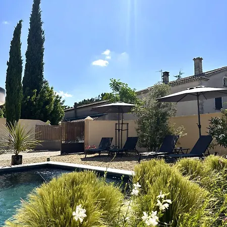 Les Lauriers Blancs Air-Conditioned Villa With Swimming Pool LʼIsle-sur-la-Sorgue Buitenkant foto